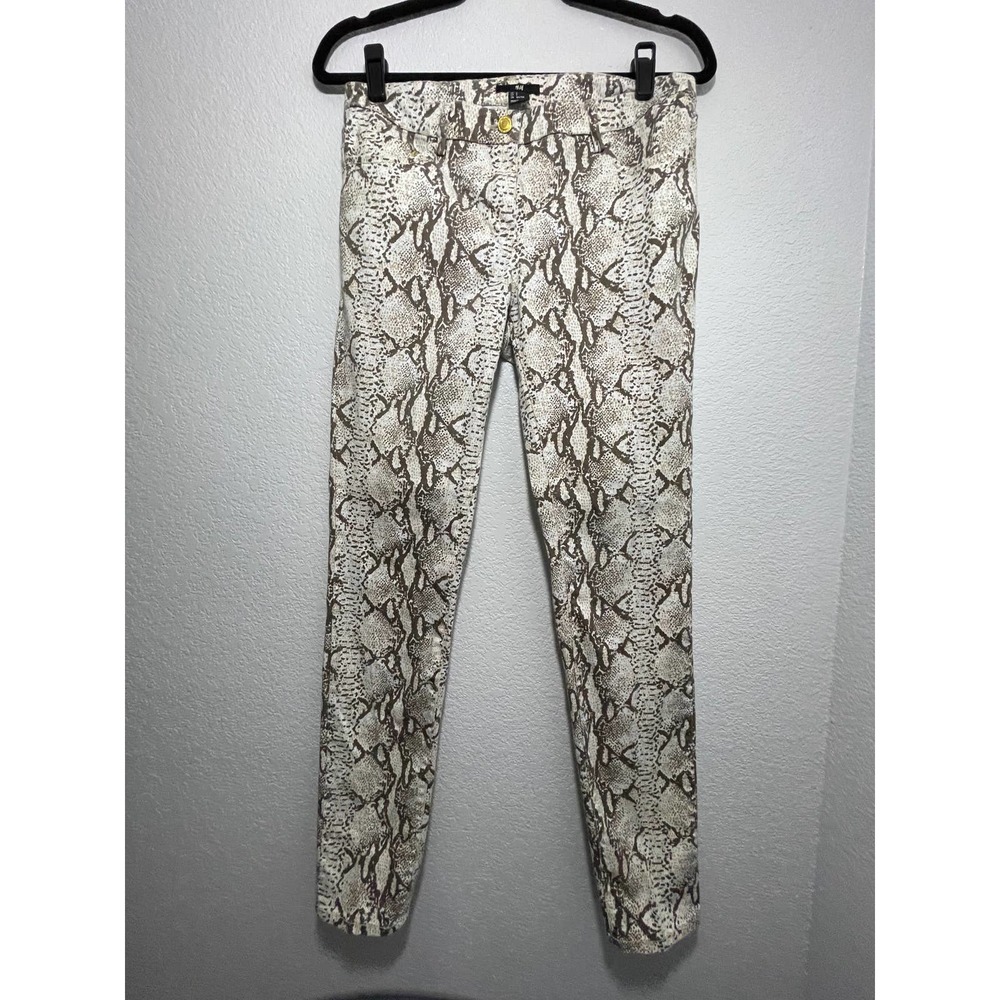 H&M Snake Print Skinny Jeans Size 8